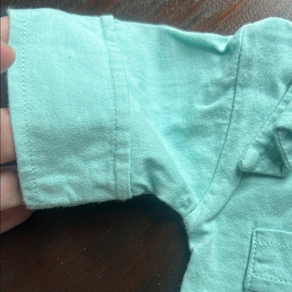 Kate Quinn Blue Button Down Shirt - Picture 4 of 6